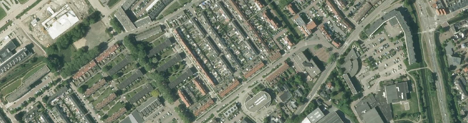 Luchtfoto van Staatsliedenbuurt