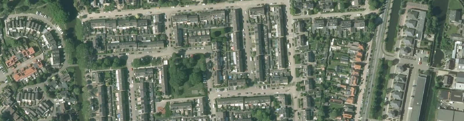 Luchtfoto van Drossaardsbuurt