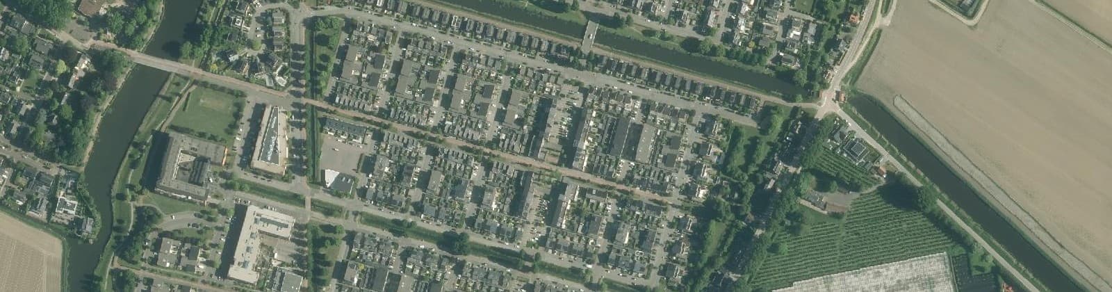 Luchtfoto van Oud-Beijerland Poortwijk