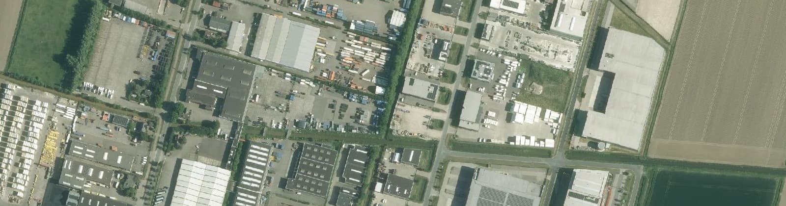Luchtfoto van Heinenoord Bedrijvenpark Hoeksche Waard