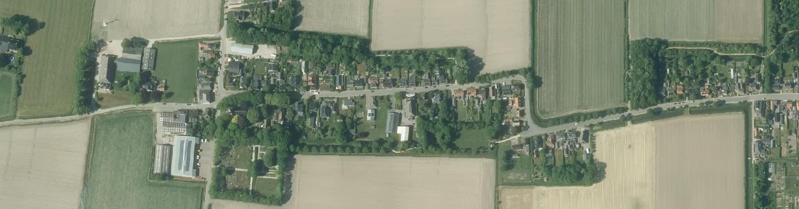 Luchtfoto van Hornhuizen