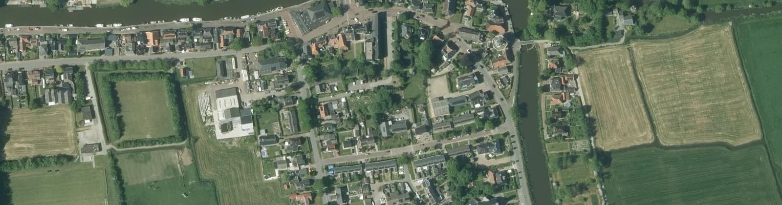 Luchtfoto van Onderdendam