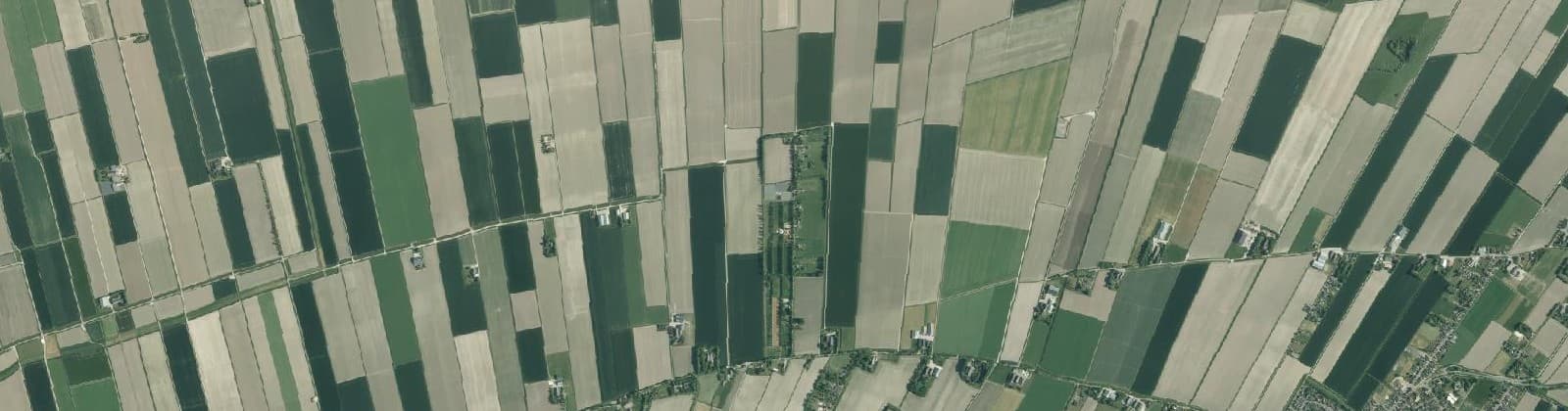 Luchtfoto van Buitengebied Uithuizen