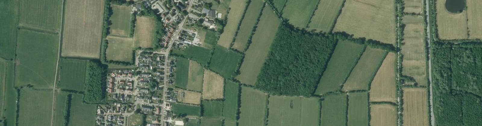 Luchtfoto van Oudwoude