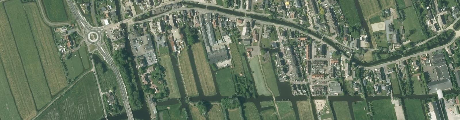 Luchtfoto van Goudriaan-Dorp