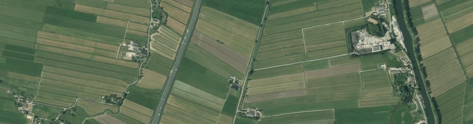 Luchtfoto van Hoogblokland-Buitengebied-Noord