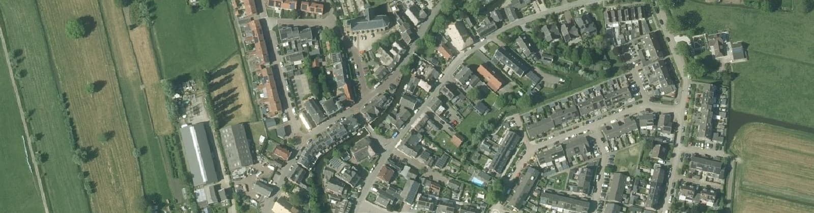 Luchtfoto van Noordeloos-Dorp