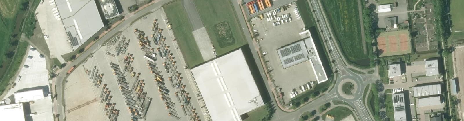 Luchtfoto van Schelluinen-Griendweg