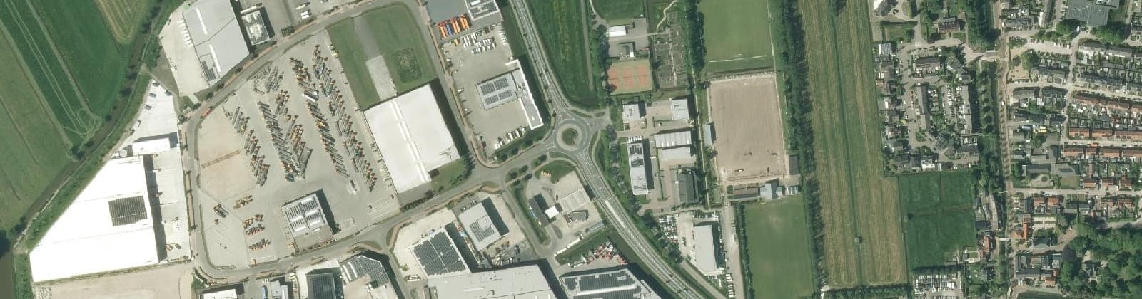 Luchtfoto van Schelluinen-Buitengebied-West