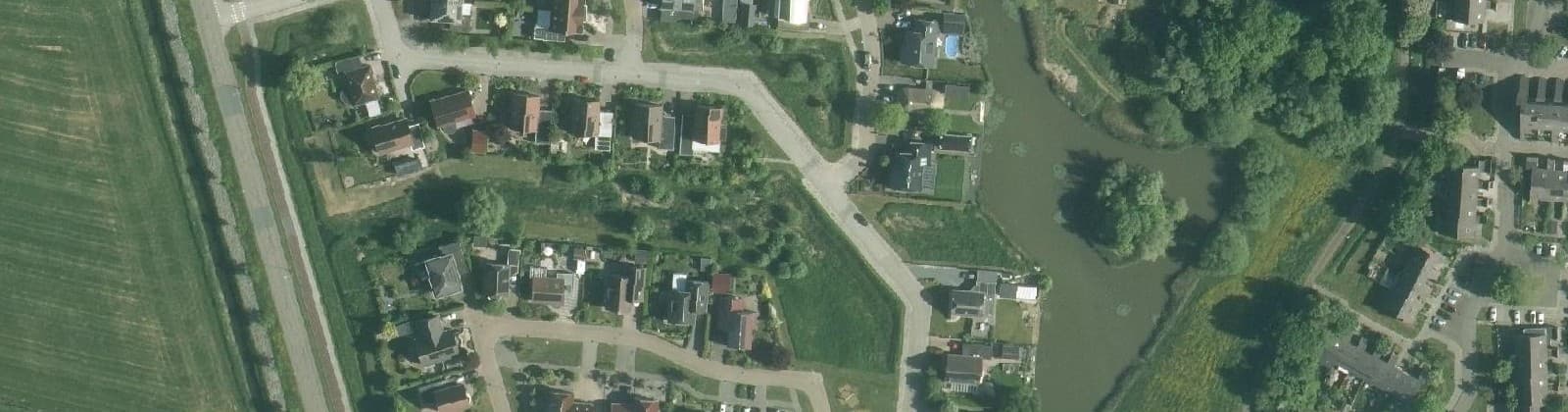 Luchtfoto van Kruidenoever