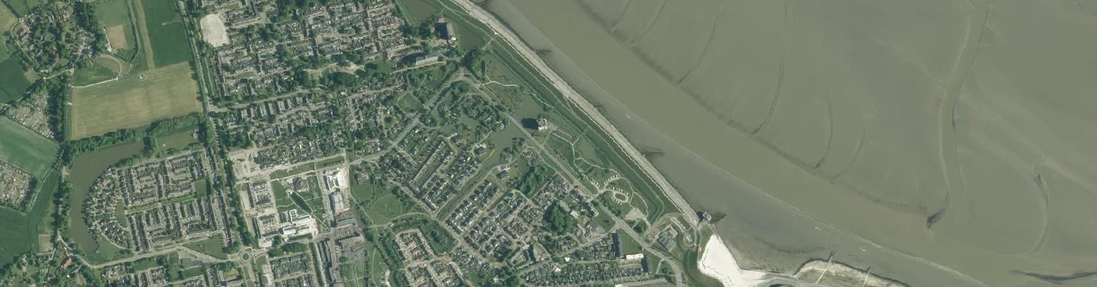 Luchtfoto van Kwelderland