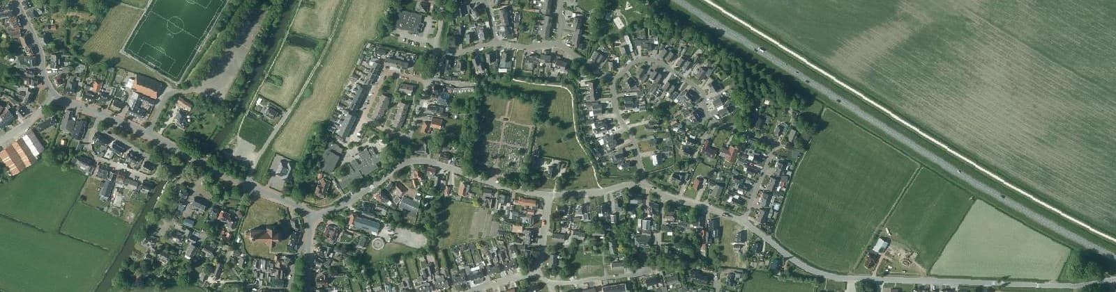 Luchtfoto van Holwierde