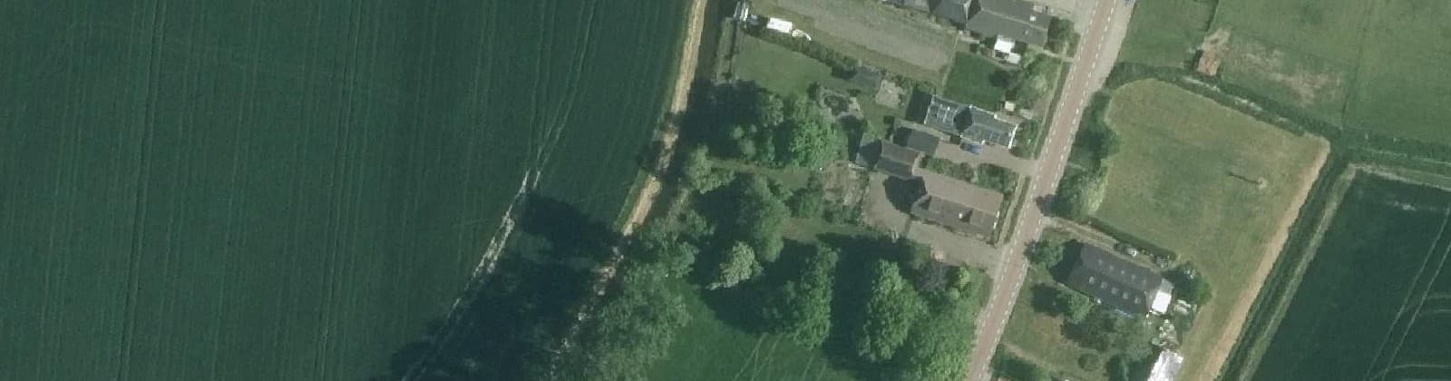 Luchtfoto van Baamsum