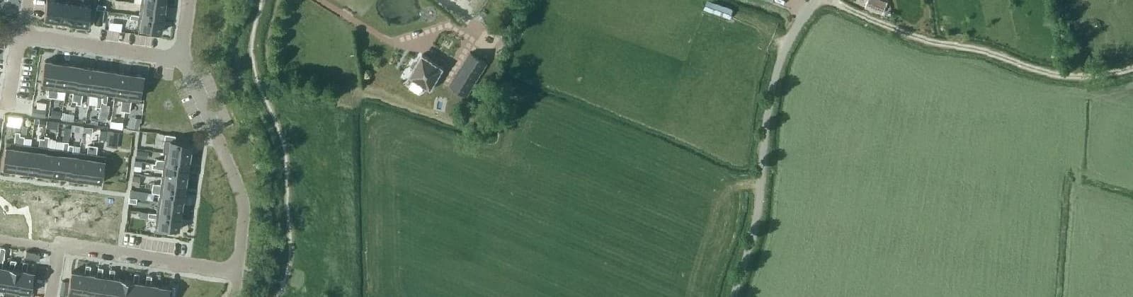 Luchtfoto van Opwierde