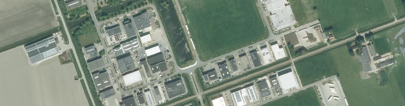 Luchtfoto van Bedrijventerrein Breekland