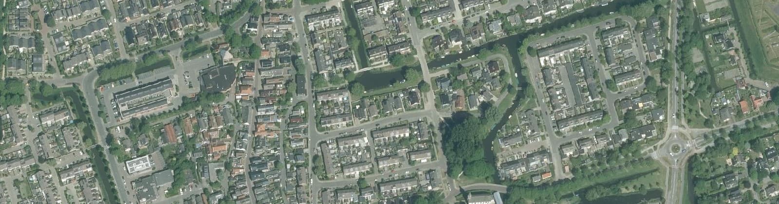 Luchtfoto van Zuid-Scharwoude Oost