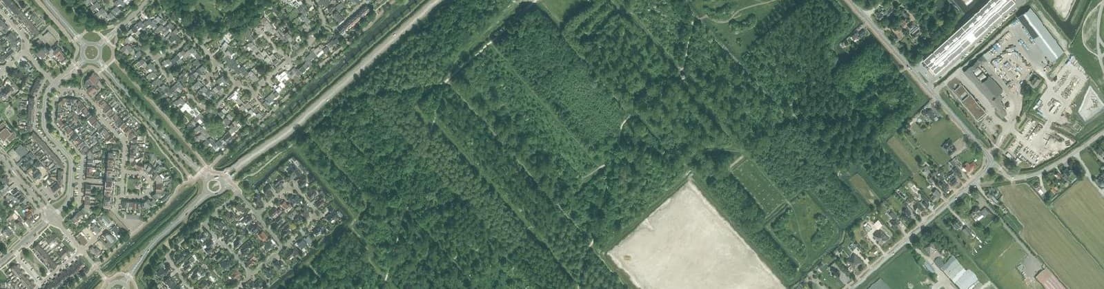 Luchtfoto van Waarderhout