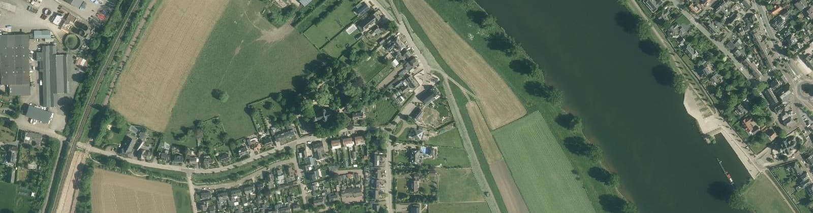 Luchtfoto van Katwijk kern