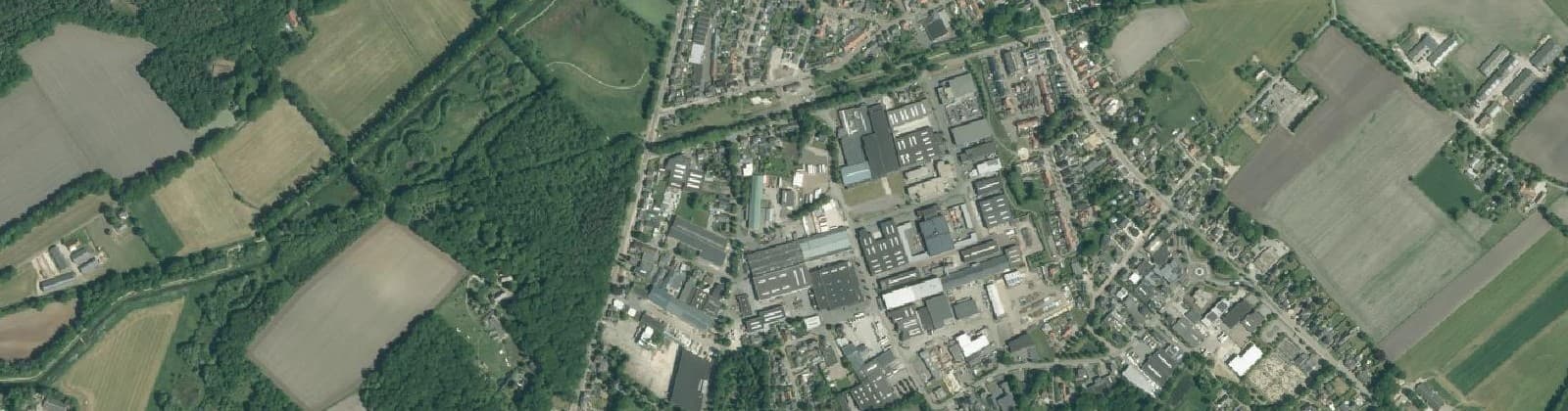 Luchtfoto van Bedrijventerrein Het Spoor