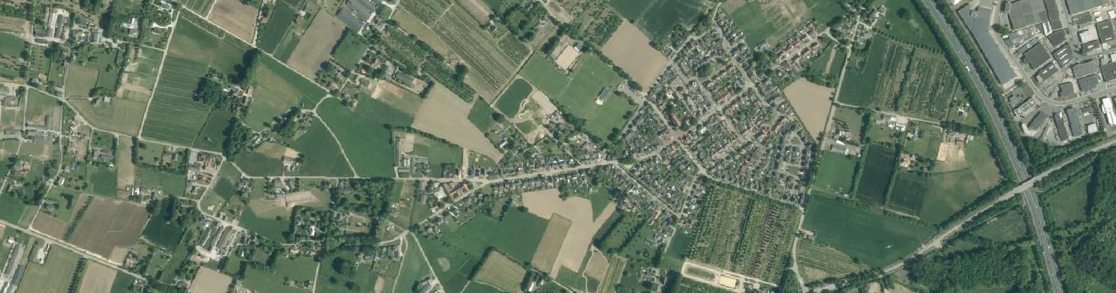 Luchtfoto van Vianen buitengebied
