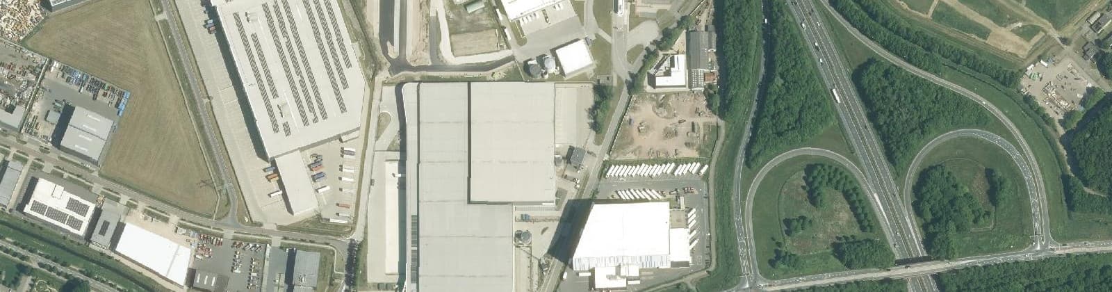 Luchtfoto van Bedrijvenpark Laaracker