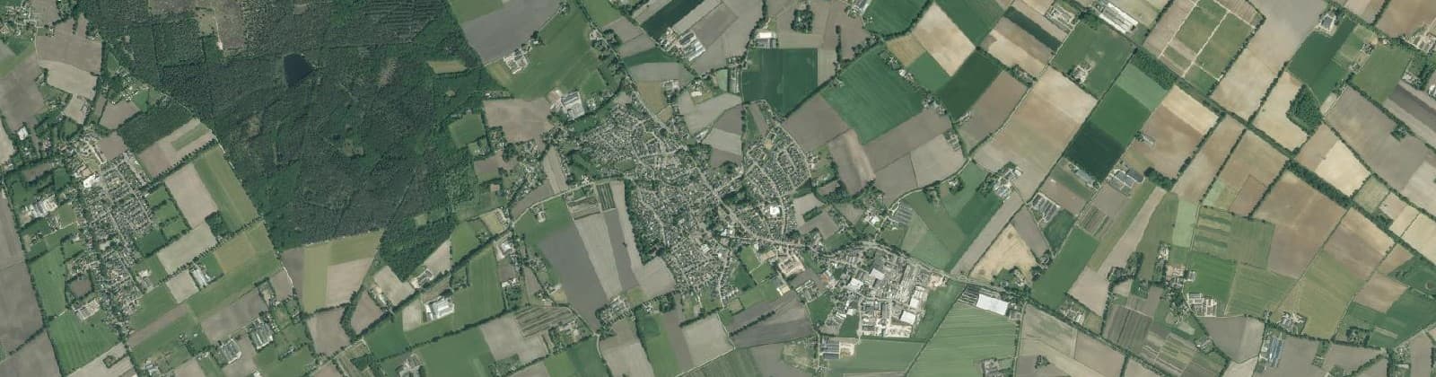 Luchtfoto van Wanroij