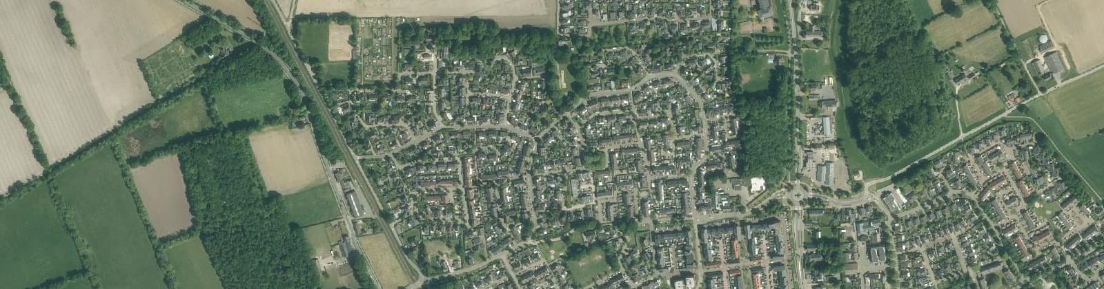 Luchtfoto van Hollesteeg