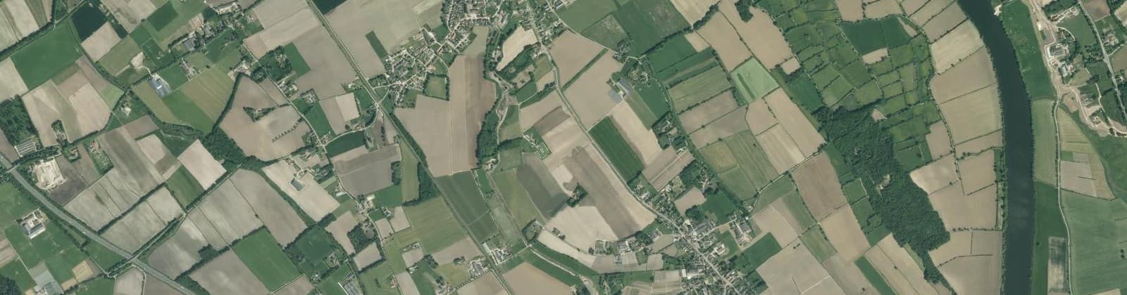 Luchtfoto van Groeningen buitengebied