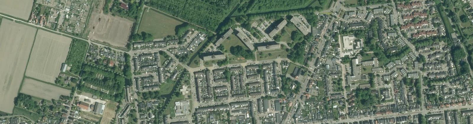 Luchtfoto van Bloemen- en Plantenbuurt