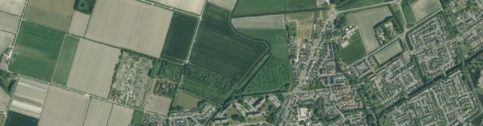 Luchtfoto van Boomgaard