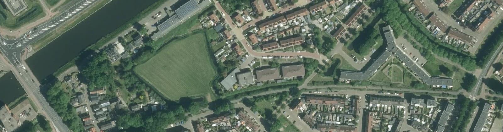 Luchtfoto van Vlotbrug