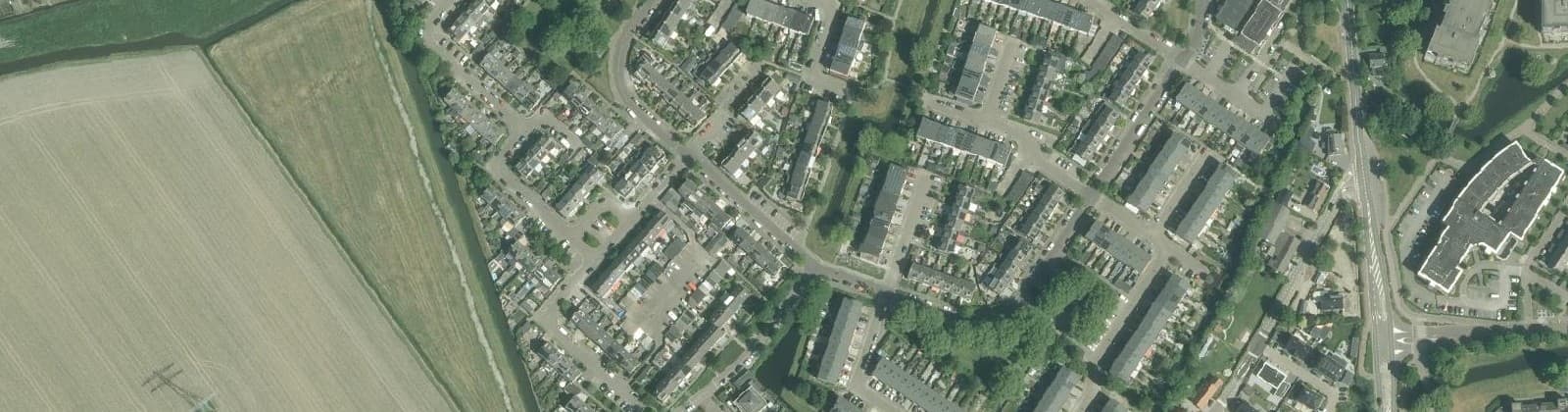 Luchtfoto van De Kapel en omgeving