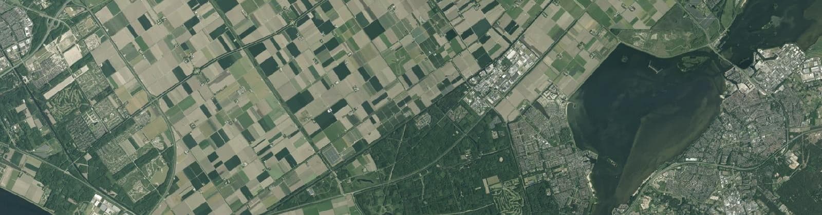 Luchtfoto van Zeewolde