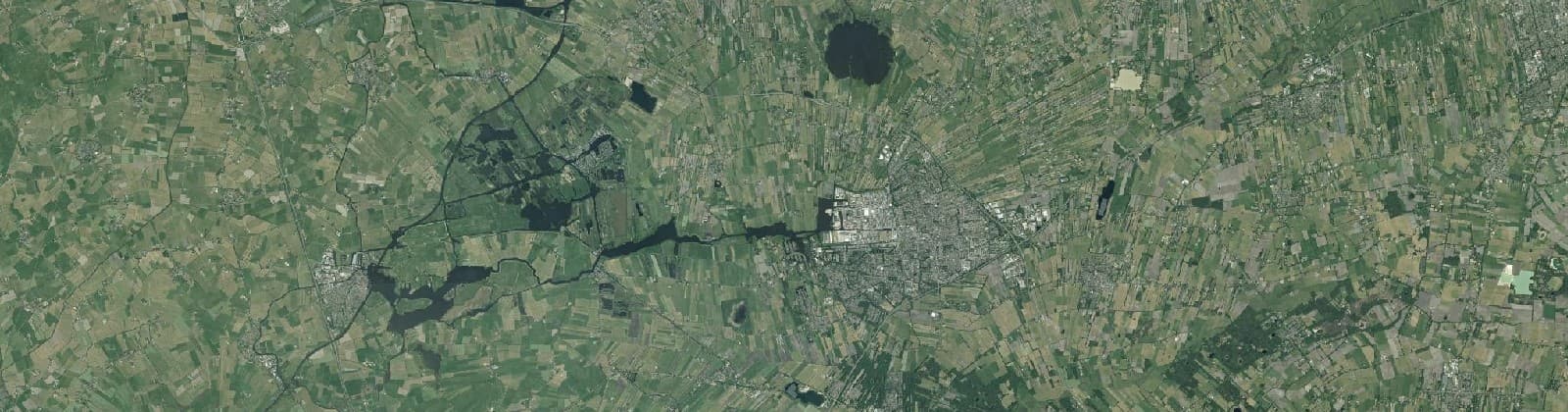 Luchtfoto van Smallingerland