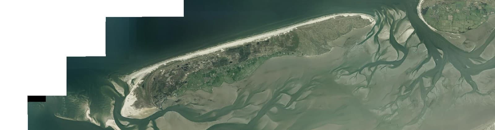 Luchtfoto van Terschelling