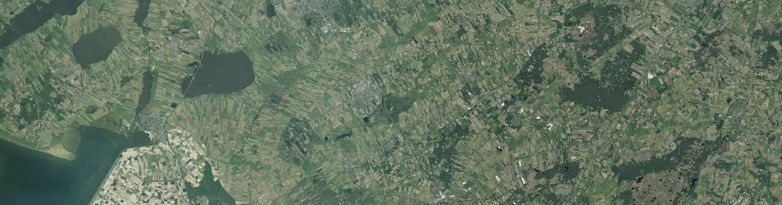 Luchtfoto van Weststellingwerf