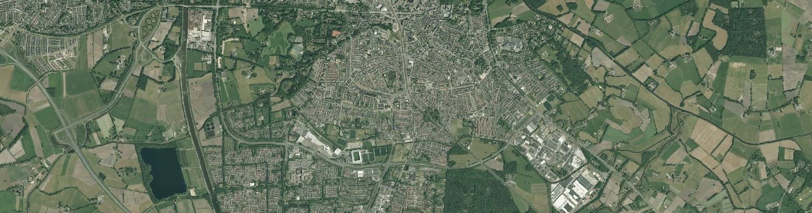 Luchtfoto van Almelo