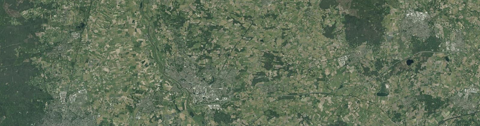 Luchtfoto van Deventer