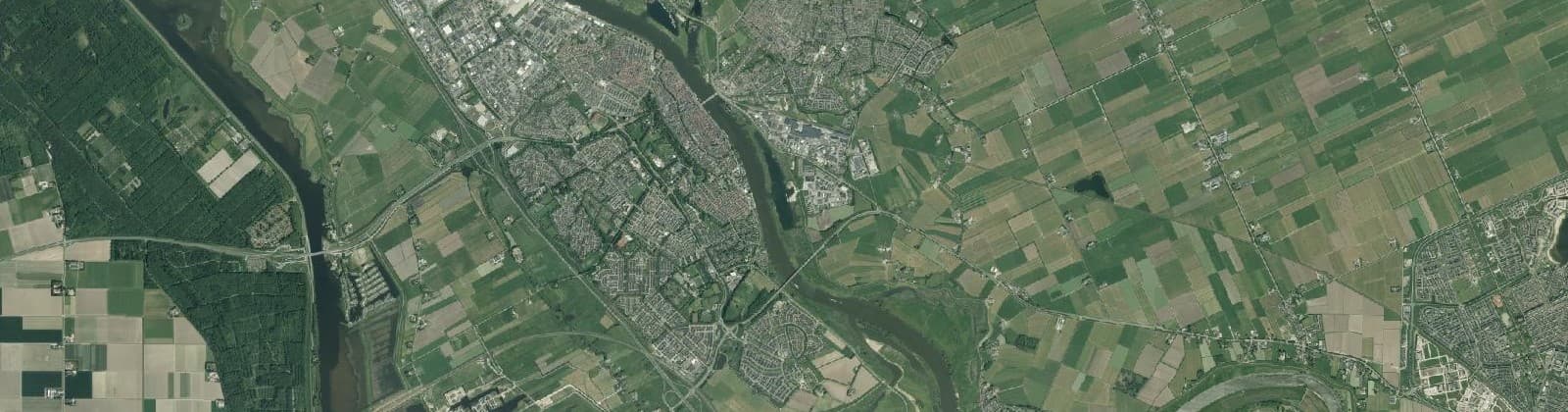 Luchtfoto van Kampen
