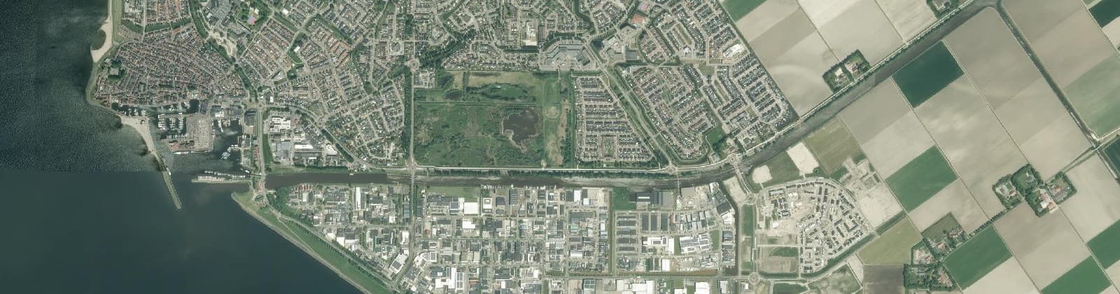Luchtfoto van Urk
