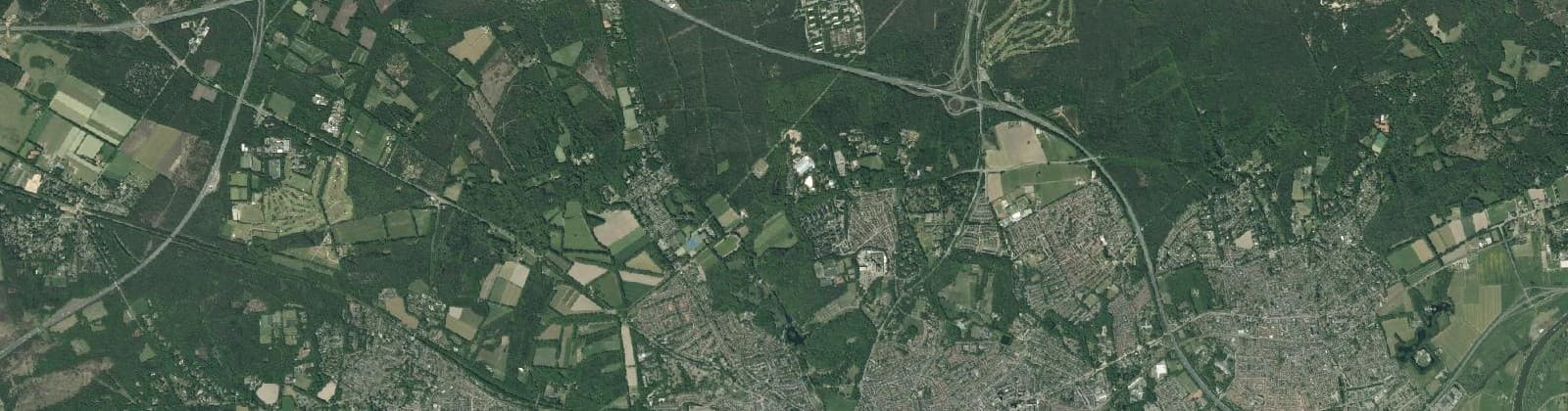 Luchtfoto van Arnhem