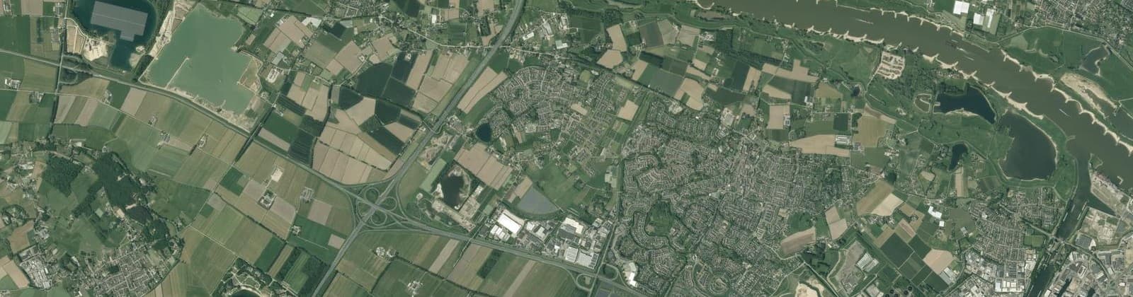 Luchtfoto van Beuningen