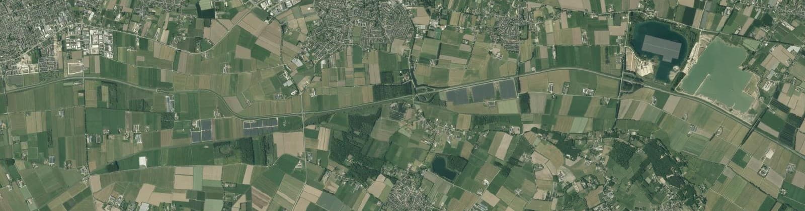 Luchtfoto van Druten