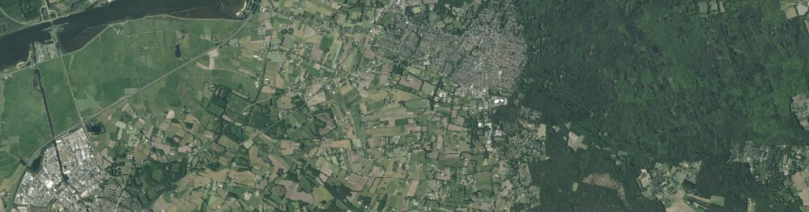 Luchtfoto van Putten