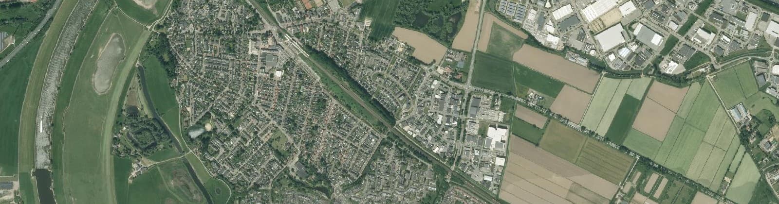 Luchtfoto van Westervoort