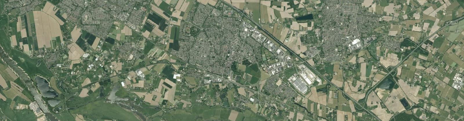 Luchtfoto van Zevenaar