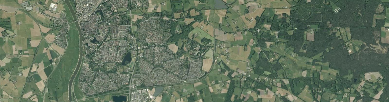 Luchtfoto van Zutphen