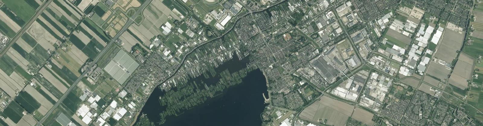 Luchtfoto van Aalsmeer