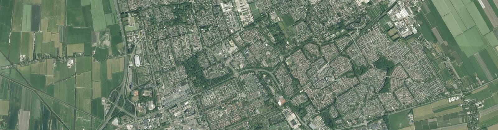 Luchtfoto van Hoorn