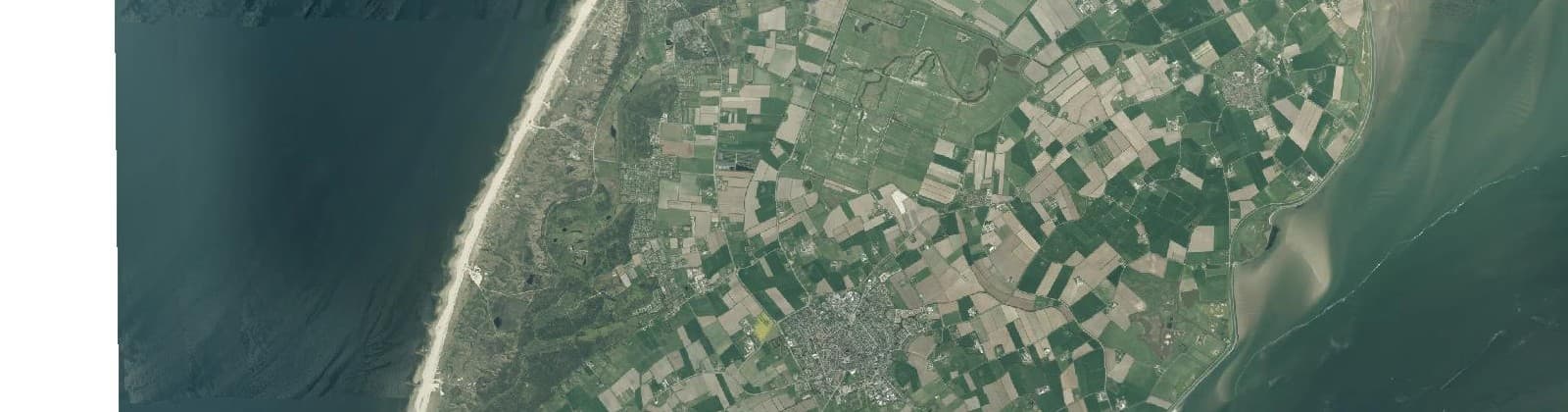Luchtfoto van Texel